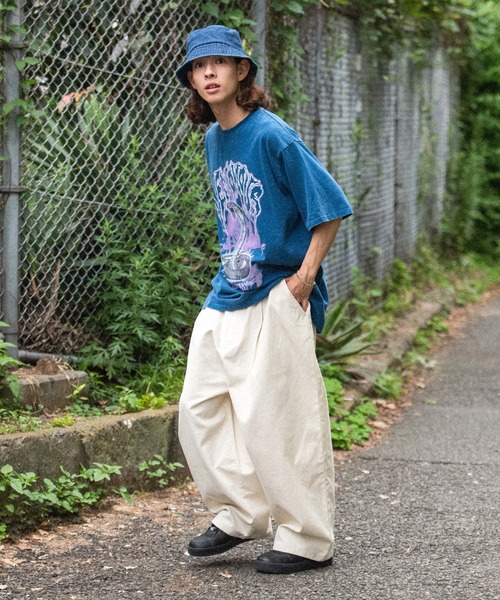 Revo.（レボ）の「ストーンウォッシュ加工 ヴィンテージバンドTシャツ/オーバーサイズ（Tシャツ/カットソー・メンズ・ブラック系1/スミクロ/パープル系1/オフホワイト/ブルー系/ブラック系・L/M）」の21枚目の写真