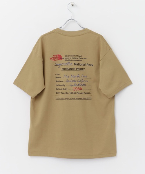THE NORTH FACE(ザノースフェイス)の「THE NORTH FACE Entrance Permission T-shirts(Tシャツ/カットソー・メンズ・ベージュ/ホワイト・LARGE/MEDIUM)」の6枚目の写真