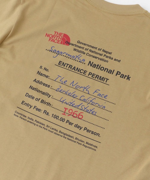THE NORTH FACE(ザノースフェイス)の「THE NORTH FACE Entrance Permission T-shirts(Tシャツ/カットソー・メンズ・ベージュ/ホワイト・LARGE/MEDIUM)」の7枚目の写真