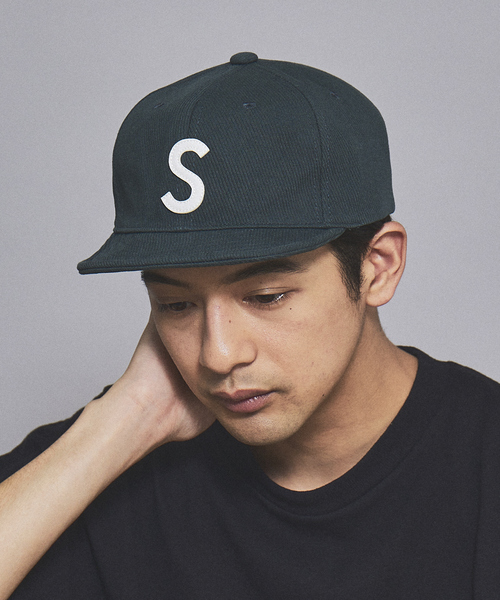 RIVER UP（リバーアップ）の「＜BASIQUENTI＞【抗菌＆消臭】ユニセックス ショートブリム ロゴ キャップ（キャップ・メンズ・ブラック/ベージュ/ブラウン/ネイビー/モスグリーン/ダークグリーン・フリー）」の4枚目の写真