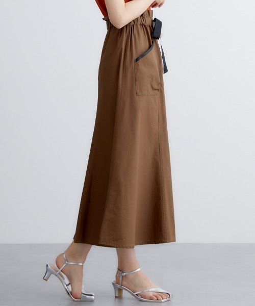 miclat（ミクラ）の「大きいサイズ　ミリタリー風スカート　miclat（スカート・レディース・カーキ/モカ・L/LL/3L/4L/5L）」の6枚目の写真