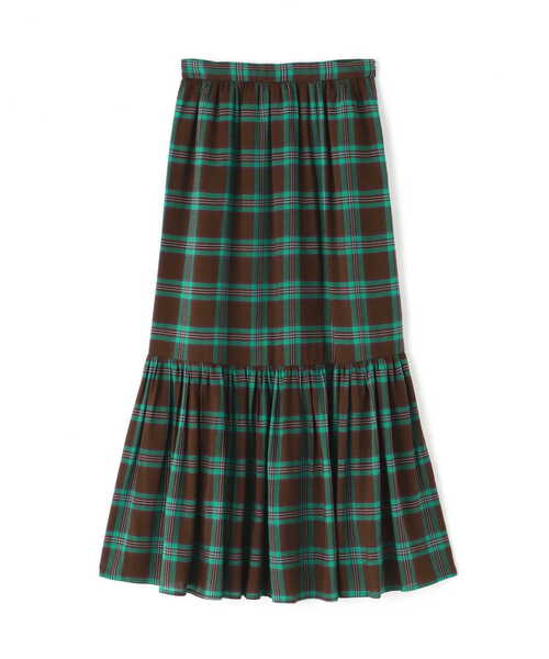 N.(N. Natural Beauty Basic)(エヌエヌナチュラルビューティーベーシック)の「【S Size Line】◆ティアードチェックスカート(スカート・レディース・ブラウン系その他/パープル系その他/ブルー系その他・SMALL/MEDIUM)」の10枚目の写真