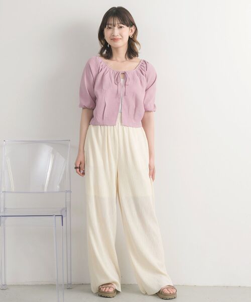 RETRO GIRL（レトロガール）の「アソートプリーツラフPT（その他パンツ・レディース・ナチュラル/ピンク/ライトグレー/ブラック/グレー系その他・FREE）」の6枚目の写真