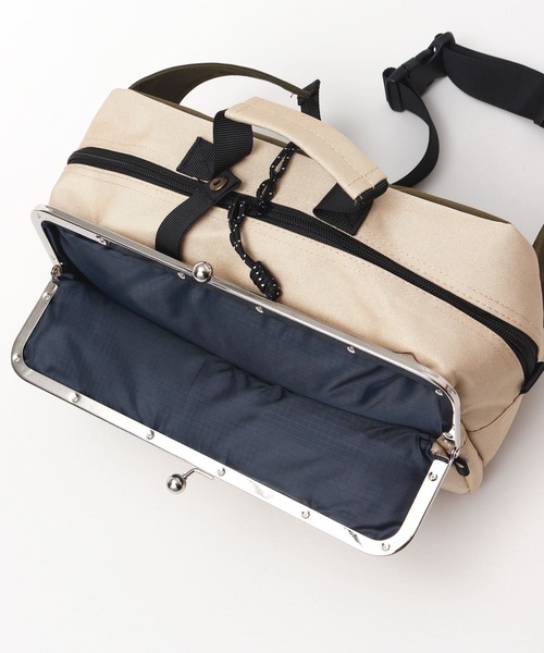 カヤ】ウキヨキがま口たすきバッグ（ボディバッグ/ウエスト