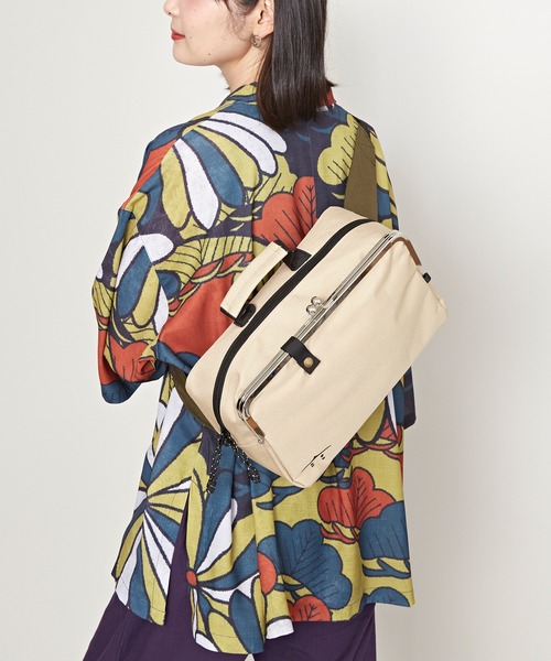 【カヤ】ウキヨキがま口たすきバッグ（ボディバッグ/ウエストポーチ）｜カヤ（カヤ）