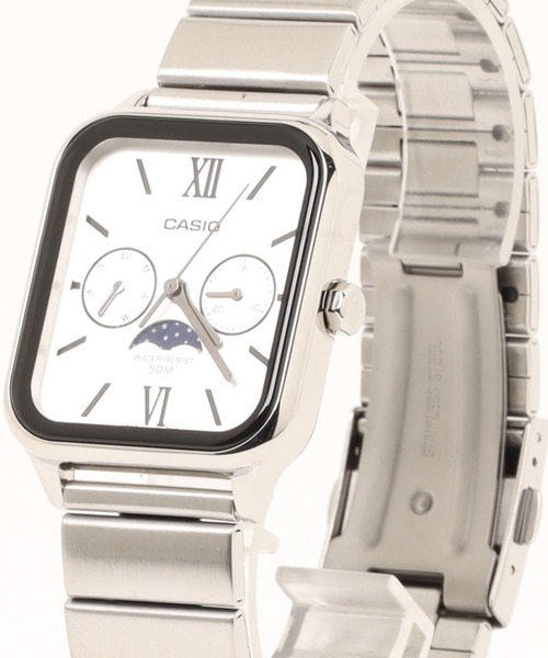 CASIO カシオ/ 腕時計 ムーンフェイズ アナログ クォーツ メタルベルト