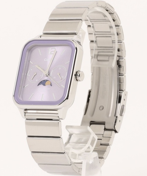 CASIO(カシオ)の「CASIO カシオ/ 腕時計 ムーンフェイズ アナログ クォーツ メタルベルト 日常生活強化防水 スクエアフェイス //// MTPシリーズ(アナログ腕時計・メンズ・ブラック×シルバー/レッド/シルバー/シルバー系その他/シルバー×ブラック/シルバー×ブルー/シルバー系その他2/シルバー×ゴールド・FREE)」の16枚目の写真