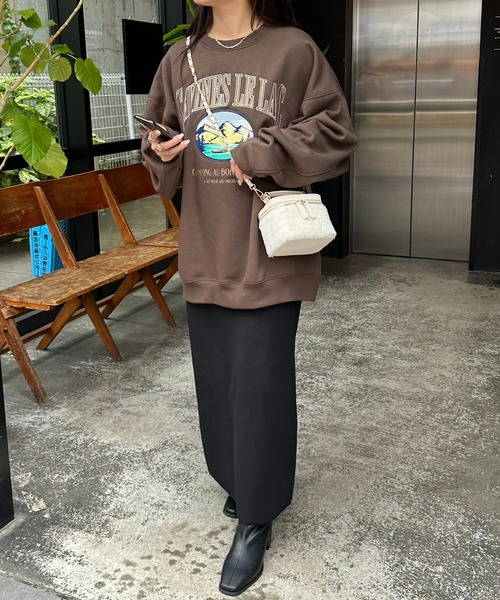 DISCOAT（ディスコート）の「ボアコンビバニティバッグ（ショルダーバッグ・レディース・アイボリー/モカ/ベージュ・FREE）」の14枚目の写真