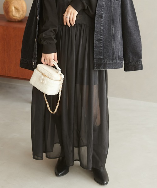 DISCOAT（ディスコート）の「ボアコンビバニティバッグ（ショルダーバッグ・レディース・アイボリー/モカ/ベージュ・FREE）」の18枚目の写真