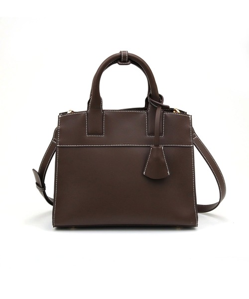 MIAN （ミアン）の「MALLOW / 2wayハンドバッグ（ハンドバッグ・レディース・ダークブラウン/ブラック/アイボリー・FREE）」の16枚目の写真