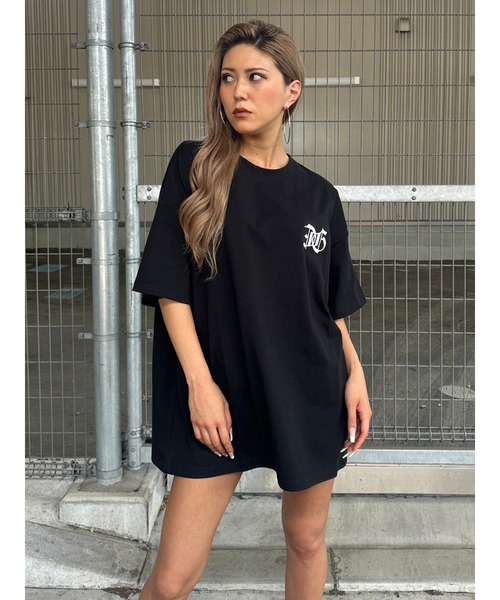 EGOIST(エゴイスト)の「BIG刺繍ユニセックス Tシャツ(Tシャツ/カットソー・レディース・ベージュ/ホワイト/ブルー/ブラック・FREE)」の21枚目の写真