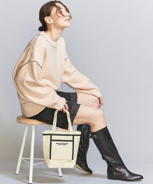 BEAUTY&YOUTH UNITED ARROWS(ビューティーアンドユースユナイテッドアローズ)の「【WEB限定】キャンバス フロントポケット ロゴトートバッグ(トートバッグ・レディース・モカ/レッド/ライム/ブラック/ナチュラル・FREE)」の17枚目の写真