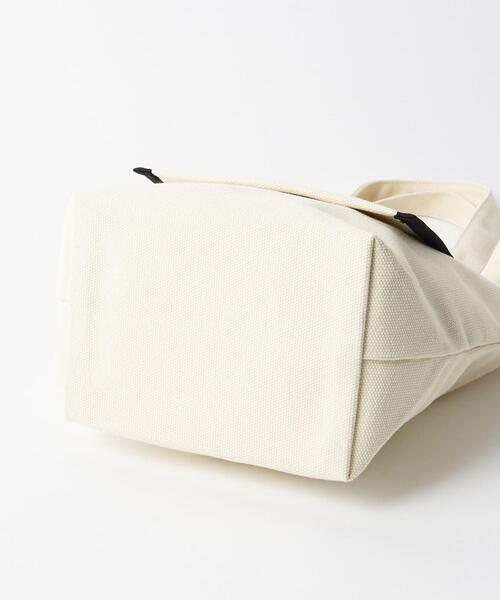 BEAUTY&YOUTH UNITED ARROWS(ビューティーアンドユースユナイテッドアローズ)の「【WEB限定】キャンバス フロントポケット ロゴトートバッグ(トートバッグ・レディース・モカ/レッド/ライム/ブラック/ナチュラル・FREE)」の13枚目の写真