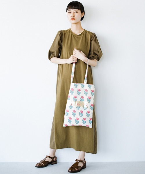 haco!(ハコ)の「【jou jou lier】インドプリントトートバッグ(トートバッグ・レディース・ホワイト系その他/レッド系その他/グリーン系その他・ONE SIZE)」の4枚目の写真