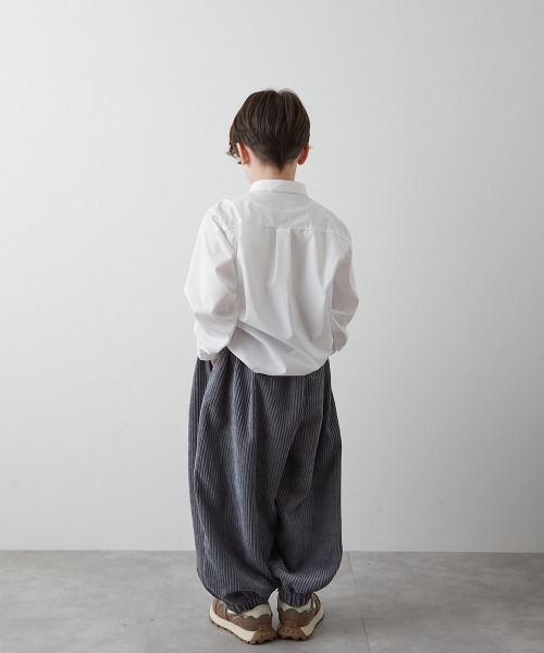 riziere（リジェール）の「ノーアイロンバンドカラー比翼シャツ（シャツ/ブラウス・キッズ・ホワイト・150/160/90/110/100/140/130/120）」の13枚目の写真