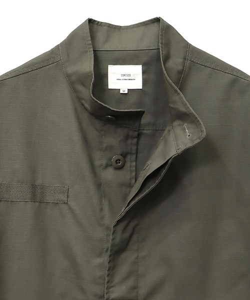 CORISCO（コリスコ）の「リップストップミリタリージャケット(M1)（ミリタリージャケット・メンズ・オリーブ・MEDIUM/LARGE/X-LARGE）」の8枚目の写真