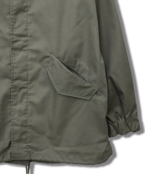 CORISCO（コリスコ）の「リップストップミリタリージャケット(M1)（ミリタリージャケット・メンズ・オリーブ・MEDIUM/LARGE/X-LARGE）」の9枚目の写真