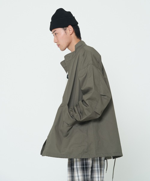 CORISCO（コリスコ）の「リップストップミリタリージャケット(M1)（ミリタリージャケット・メンズ・オリーブ・MEDIUM/LARGE/X-LARGE）」の4枚目の写真