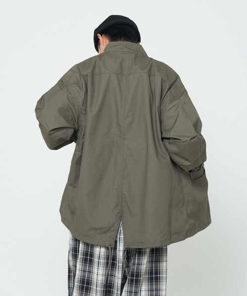 CORISCO（コリスコ）の「リップストップミリタリージャケット(M1)（ミリタリージャケット・メンズ・オリーブ・MEDIUM/LARGE/X-LARGE）」の5枚目の写真