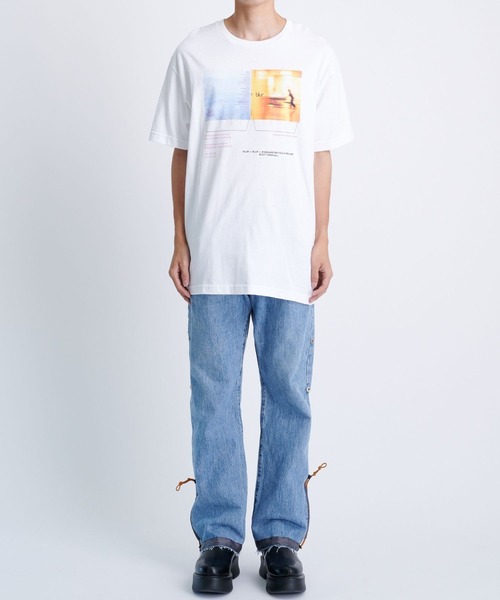 F-LAGSTUF-F（フラグスタフ）の「blurTee（Tシャツ/カットソー・メンズ・ブラック/ホワイト・M/L）」の3枚目の写真