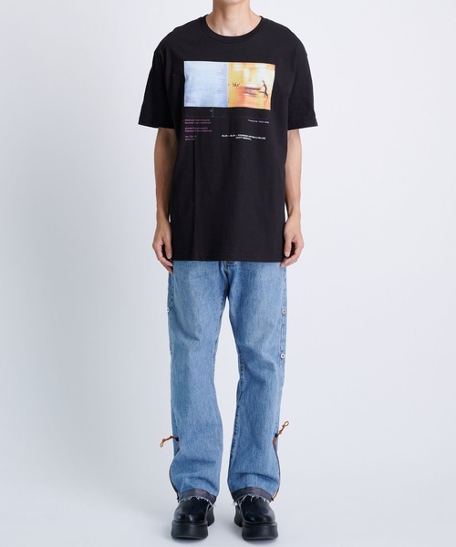 F-LAGSTUF-F（フラグスタフ）の「blurTee（Tシャツ/カットソー・メンズ・ブラック/ホワイト・M/L）」の12枚目の写真