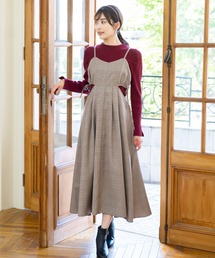 サイドカットオフリボンキャミドレス/MM337416
