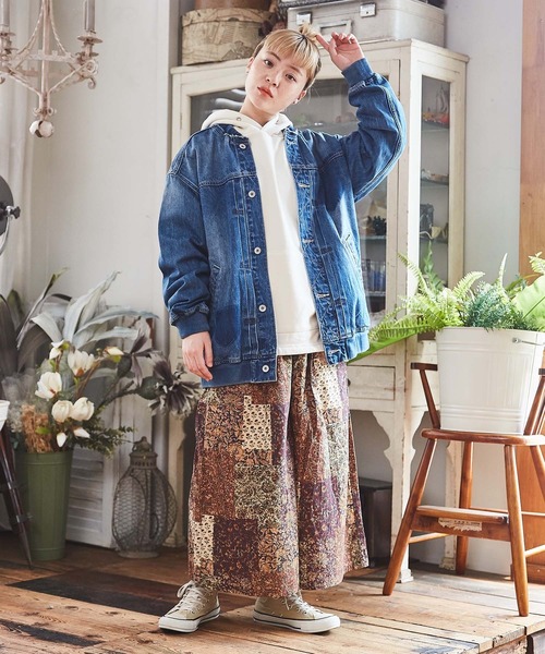 CUBE SUGAR（キューブシュガー）の「エコトンプキンスウェットプルオーバーパーカー（パーカー・レディース・ホワイト/ピンク/グリーン/スミクロ/イエロー・M）」の6枚目の写真