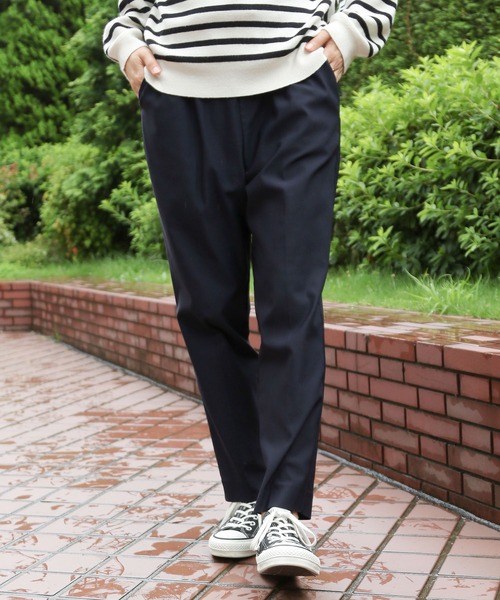 GLOBAL WORK Smile Seed Store（グローバルワーク スマイルシードストア）の「NRストレッチイージーテーパードパンツ/180917（その他パンツ・レディース・ブラック/アイボリー/グレー/ネイビー/ベージュ/その他・MEDIUM/LARGE/SMALL/X-LARGE）」の11枚目の写真