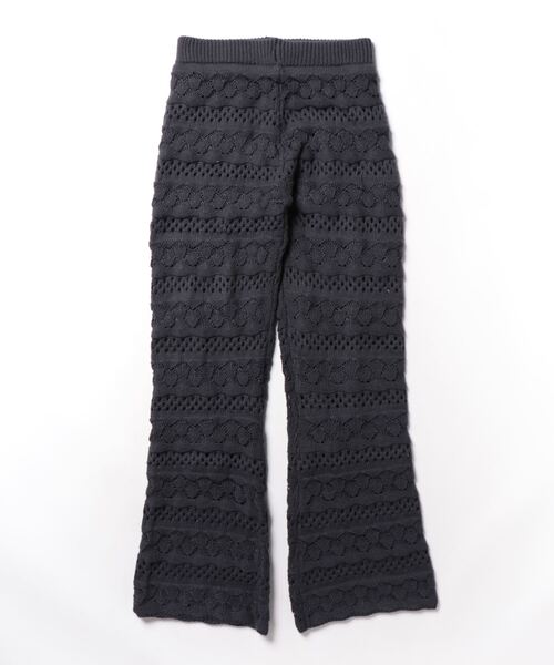 anap mimpi(アナップミンピ)の「シェルクロシェニットフレアパンツ(その他パンツ・レディース・スミクロ/ターコイズブルー・FREE)」の18枚目の写真
