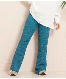 anap mimpi | シェルクロシェニットフレアパンツ(その他パンツ)