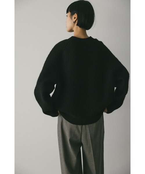 STYLEMIXER（スタイルミキサー）の「Vネックフォルムニット（ニット/セーター・レディース・ピンク/ベージュ/ブラック・FREE）」の9枚目の写真