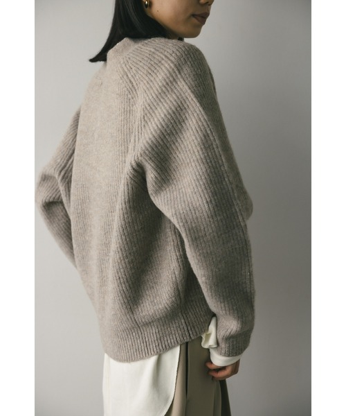 STYLEMIXER（スタイルミキサー）の「Vネックフォルムニット（ニット/セーター・レディース・ピンク/ベージュ/ブラック・FREE）」の20枚目の写真