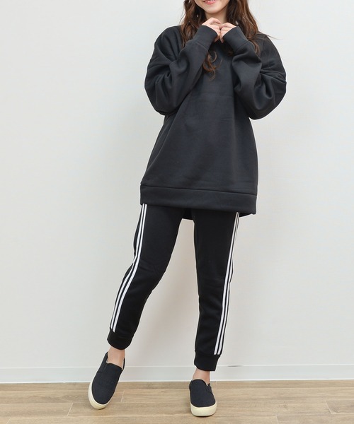 NinaetLina（ニナエリナ）の「セットアップトレーナー（Tシャツ/カットソー・レディース・ブラック/グレー/チャコール/モカ・LL/M/L）」の5枚目の写真