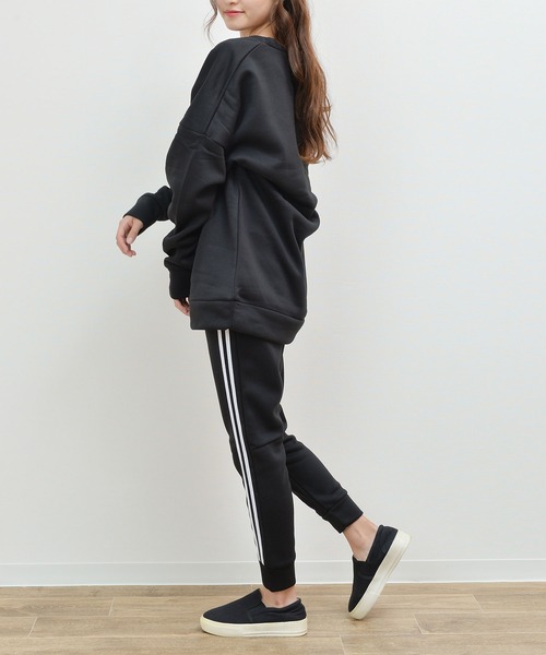 NinaetLina（ニナエリナ）の「セットアップトレーナー（Tシャツ/カットソー・レディース・ブラック/グレー/チャコール/モカ・LL/M/L）」の8枚目の写真