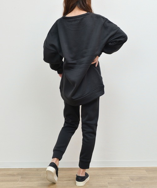 NinaetLina（ニナエリナ）の「セットアップトレーナー（Tシャツ/カットソー・レディース・ブラック/グレー/チャコール/モカ・LL/M/L）」の11枚目の写真