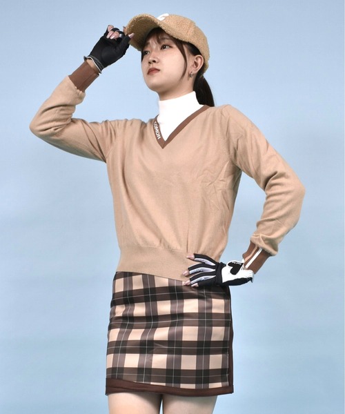 秋ウェア　ゴルフ　eimy golf ブラウン　タグ付き SMU-003CB.ダークブラウン（合成皮革） – キャディバッグ・ゴルフ