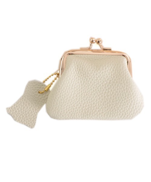 VIBGYOR Women（ヴィブジョー　ウィメン）の「【resonance】エレガンス がま口ポーチ/がま口ミニ財布(同布チャーム付き)（財布・レディース・グレー/ブルー/ブラック/ワイン/ホワイト/オレンジ・FREE）」の15枚目の写真