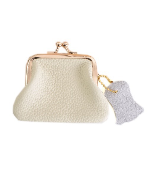 VIBGYOR Women（ヴィブジョー　ウィメン）の「【resonance】エレガンス がま口ポーチ/がま口ミニ財布(同布チャーム付き)（財布・レディース・グレー/ブルー/ブラック/ワイン/ホワイト/オレンジ・FREE）」の16枚目の写真