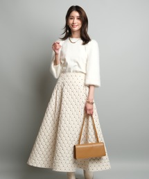 JUSGLITTY(ジャスグリッティー)の「フェザースリーブニット JUSGLITTY(ジャスグリッティー)の「フェザースリーブニット