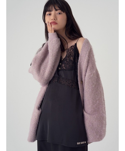 LILY BROWN（リリーブラウン）の「【LILY BROWN×MARY QUANT】スリップキャミソール（キャミソール・レディース・ブラック/グリーン/アイボリー・FREE）」の2枚目の写真