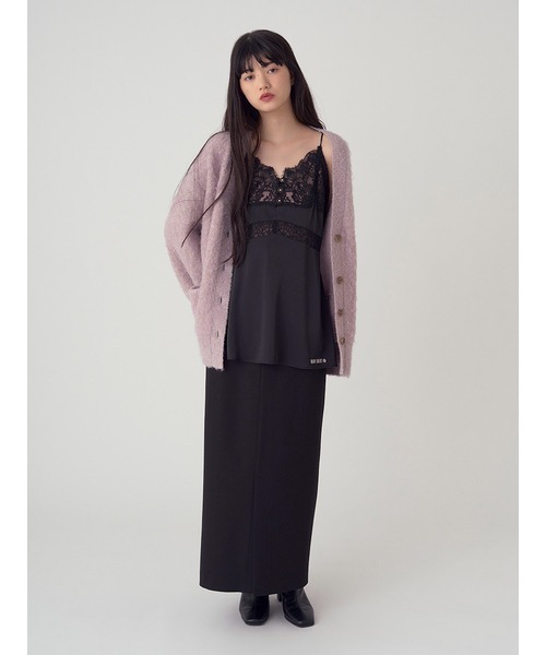 LILY BROWN（リリーブラウン）の「【LILY BROWN×MARY QUANT】スリップキャミソール（キャミソール・レディース・ブラック/グリーン/アイボリー・FREE）」の15枚目の写真