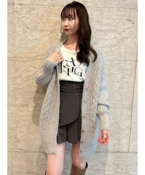 dazzlin(ダズリン)の「シーズンロゴロンT(Tシャツ/カットソー・レディース・ブラック/ピンク/オフホワイト・FREE)」の12枚目の写真