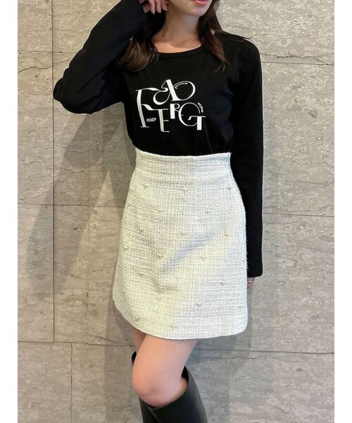 dazzlin(ダズリン)の「シーズンロゴロンT(Tシャツ/カットソー・レディース・ブラック/ピンク/オフホワイト・FREE)」の19枚目の写真