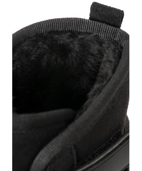 R&E(アールアンドイー)の「【R&E】Wベルト厚底フェイクムートンブーツ(ブーツ・レディース・ベージュ系その他/ブラック/ベージュ・S/M/L/LL)」の12枚目の写真