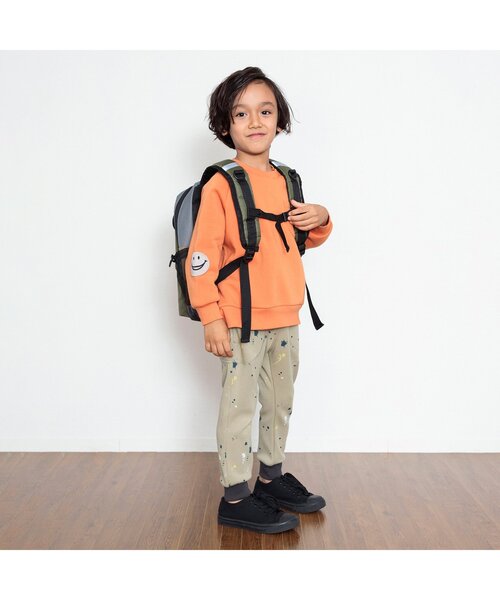 BREEZE（ブリーズ）の「【肩ラクプレミアム】エアーサイクロンリュック（バックパック/リュック・キッズ・パープル/カーキ/ライトグレー/ブラック・LARGE/MEDIUM）」の9枚目の写真