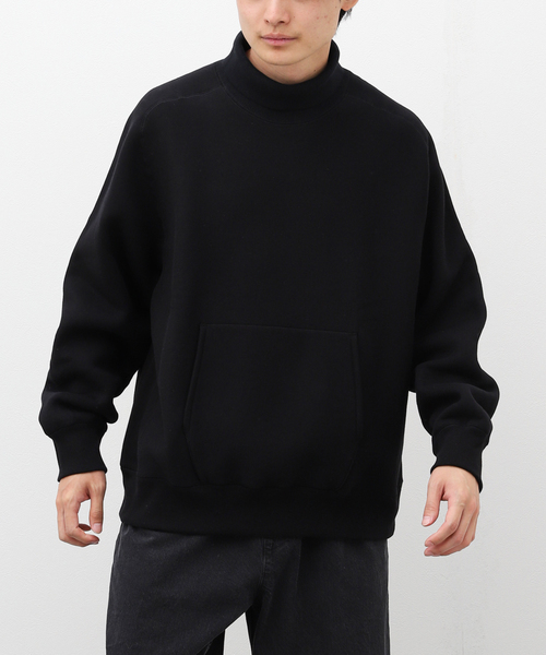 STILL BY HAND(スティルバイハンド)の「【STILL BY HAND / スティルバイハンド】High neck sweatshirt(スウェット・メンズ・ブラック/ブルー・46/48)」の3枚目の写真