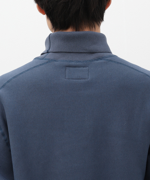 STILL BY HAND(スティルバイハンド)の「【STILL BY HAND / スティルバイハンド】High neck sweatshirt(スウェット・メンズ・ブラック/ブルー・46/48)」の10枚目の写真