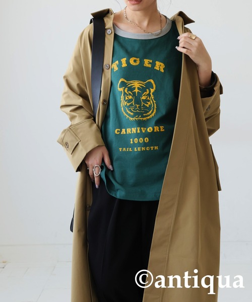 antiqua(アンティカ)の「アニマルカレッジロゴロンT(Tシャツ/カットソー・レディース・その他4/その他5/その他3/その他2/その他1・FREE)」の22枚目の写真