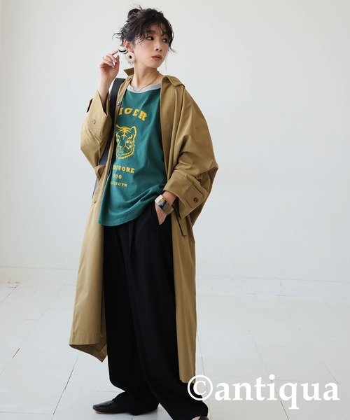 antiqua(アンティカ)の「アニマルカレッジロゴロンT(Tシャツ/カットソー・レディース・その他4/その他5/その他3/その他2/その他1・FREE)」の21枚目の写真
