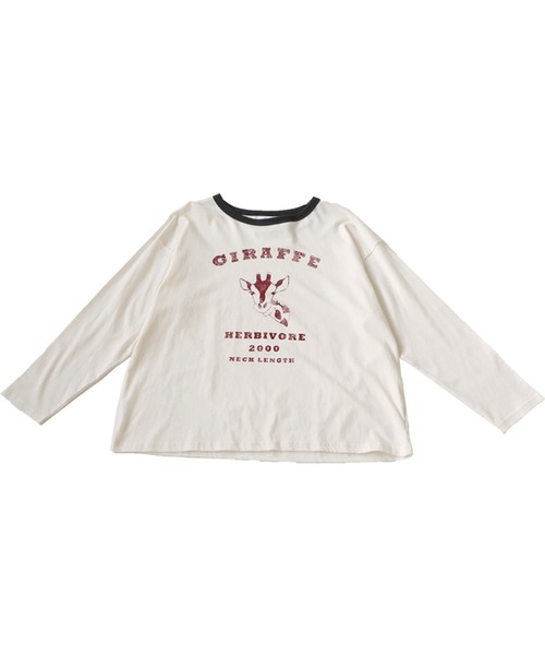 アニマルカレッジロゴロンT（Tシャツ/カットソー）｜antiqua